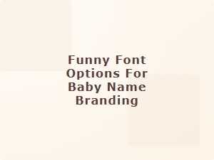 Cute and Playful Baby Name Font Styles